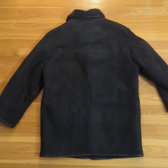 Tradong by Sam Mi Faux Leather Black Fur Lined Jacket XL - Picture 9 of 15